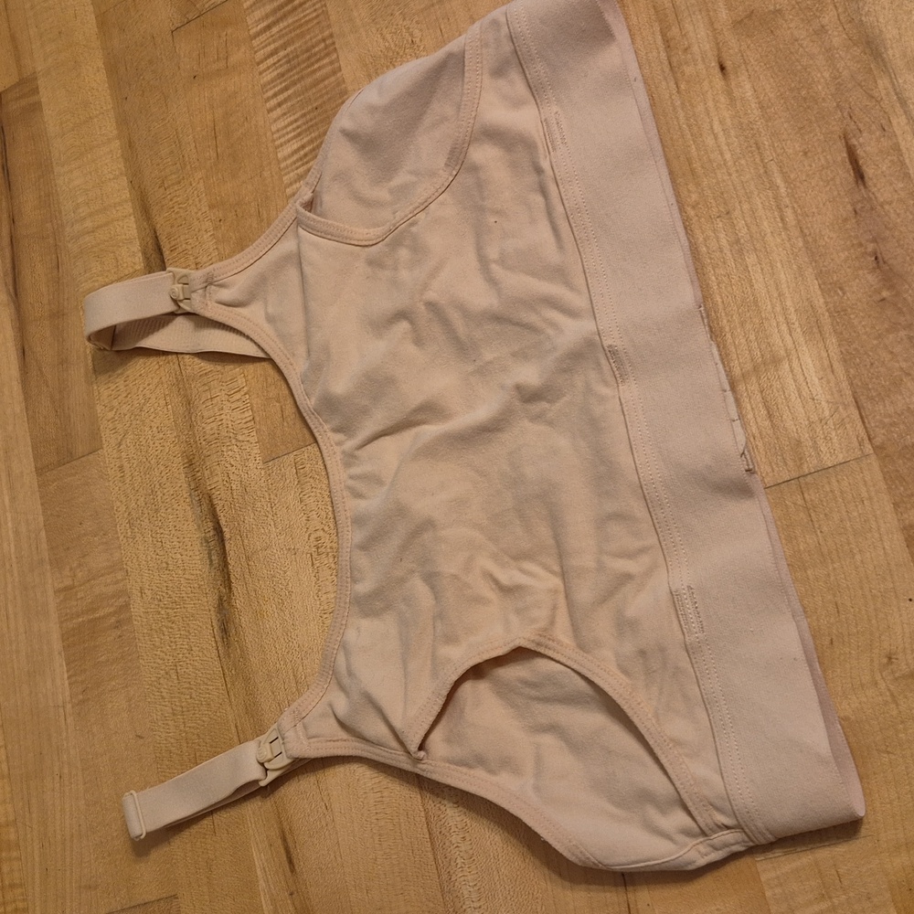Momcozy Blush Pink Nursing Bra Small